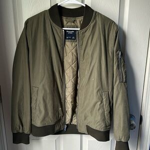 Abercrombie & Fitch dark green jacket